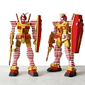 Modern Handheld McDonald's Joint Gundam Yuanzu Handheld 3d model