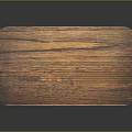 Natural Rustic Wooden Table With Smooth Wood Grain Surface And Sturdy Straight Legs