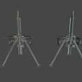 Howitzer WW2 Army Gun Cannon 3d model