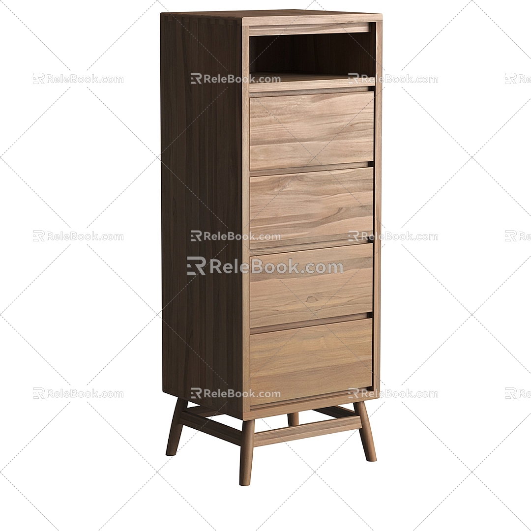 Nordic Minimalist Cabinet model