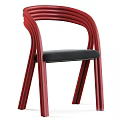 Modern Leisure Chairs With Curved Armrests And Upholstered Seats In Three Assorted Colors Design