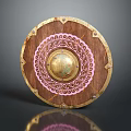 Medieval Shield Ancient Shield Shield Shield Defensive Weapon Ancient Shield Iron Shield Protective Shield Wooden Shield 3d model