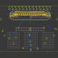 Smart City 10th Anniversary Celebration Stage With Blue Lighting And Audience Seats
