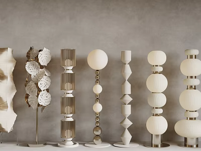 Modern Floor Lamps With Various Unique Designs 3d model