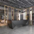 Modern Hair Salon Interior Design With White Styling Chairs Mirrors Ceiling Lights And Spacious Layout