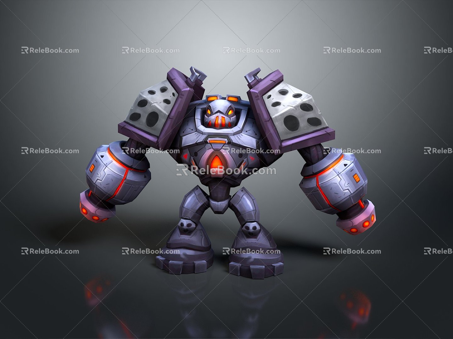 Modern Mech Warrior Mech Soldier Machine Battleguard Mechanical Battleguard 3d model