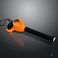Household Orange Handheld Blower With Black Nozzle And Lanyard For Daily Use