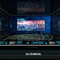 Eco Urban Area Technology Exhibition With Large Screens And Digital Data Interface