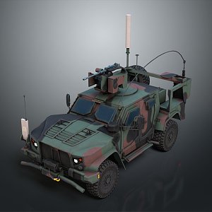 Bulletproof Car Armed Jeep Armed Car Armed Bulletproof Car Military Jeep Off-road Jeep Humvee 3d model