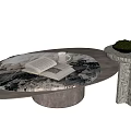 Modern Coffee Table Modern Coffee Table Combination Light Luxury Coffee Table Italian Style Coffee Table Combination Luxury Stone Coffee Table Marble Coffee Table 3d model