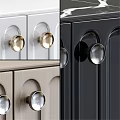 Modern Stylish Dressers With Vertical Stripes Metal Legs And Marble Top