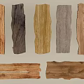 Various Natural Stone and Wood Texture Samples for Interior Design Projects