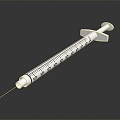 Needle Injection Syringe Medicine 3d model