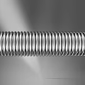 Shiny Silver Metal Coil Spring with Smooth Spiral Structure and Reflective Surface 3d model