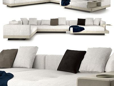 Simple minotti Multiplayer Sofa 3d model