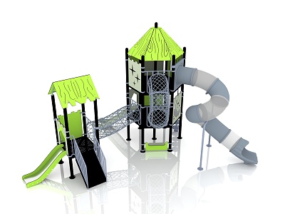 Slide Children's Slide Amusement Equipment Outdoor Slide Children's Combined Slide Outdoor Little Doctor Children's Amusement Equipment 3d model