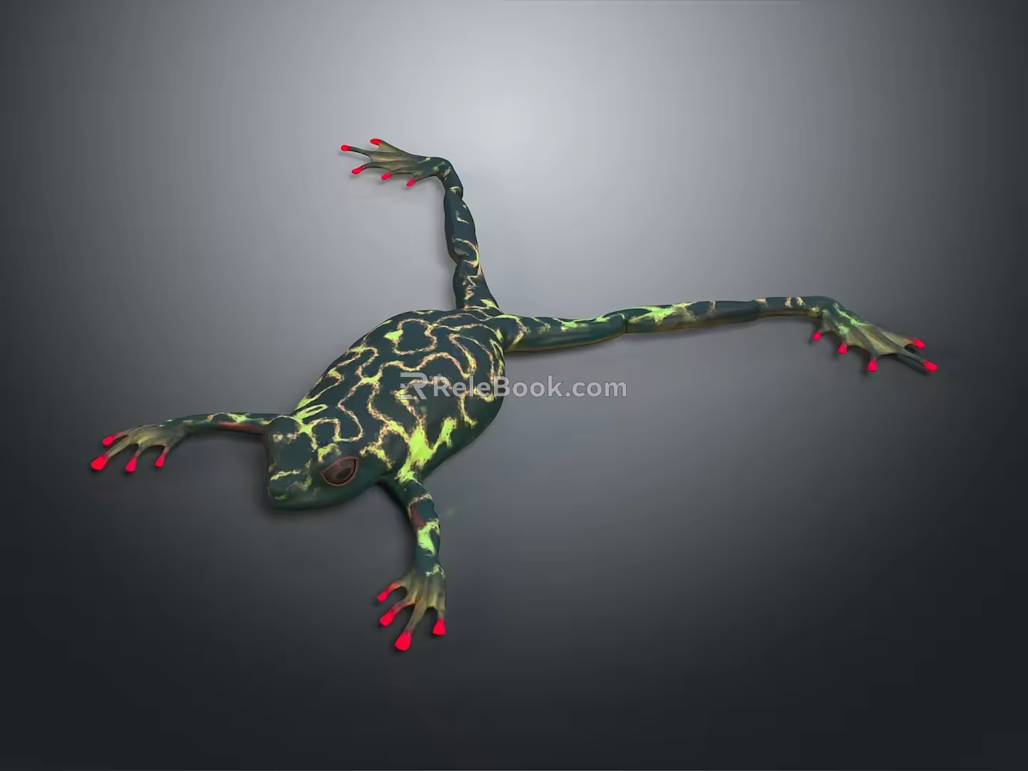 Frog Poison Frog Game Frog Reptile Cold Blooded Animal Reptile 3d model
