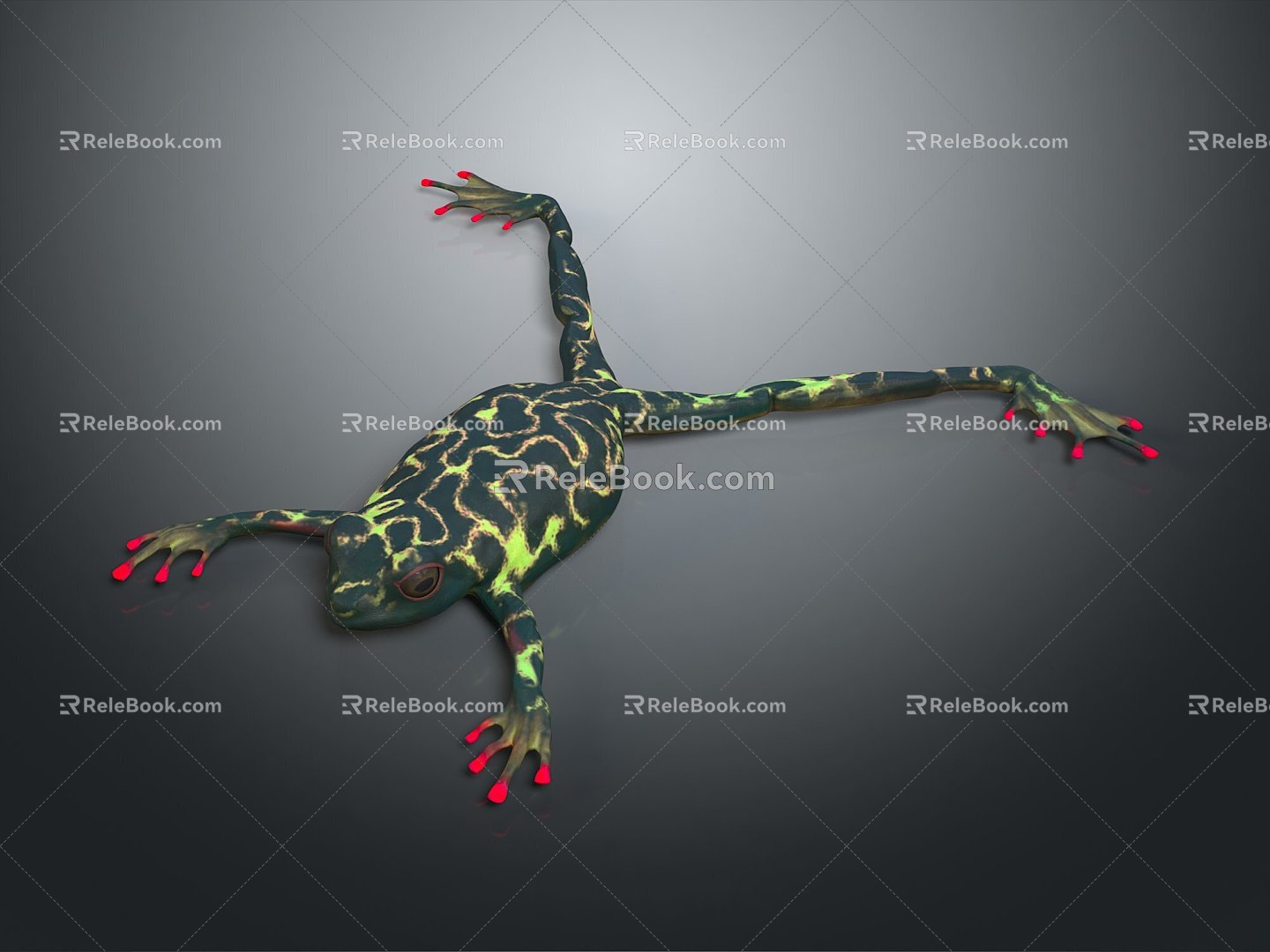 Frog Frog Frog Poison Frog Game Frog Reptile Cold Blooded Animal Reptile Reptile 3d model