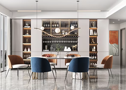 Modern Restaurant 3d model
