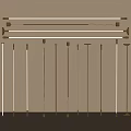 Modern Decorative Lights with Linear Design Brass Finish Wall Mounted and Floor Standing Styles