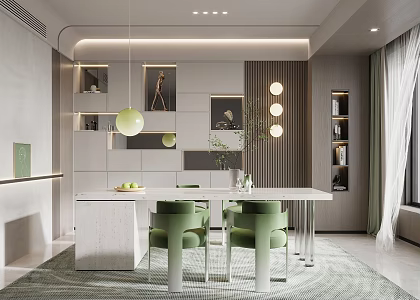 Modern Restaurant 3d model
