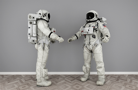 Modern Astronaut Space Suit 3d model