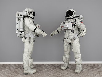 Modern Astronaut Space Suit 3d model