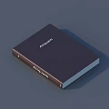 Dark Cover Autumn Book With Spine Text And Minimalist Design