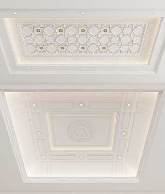 European-style ceiling 3d model