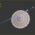 European Shield Sword Medieval Shield Ancient Shield 3d model