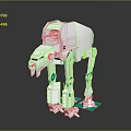 Mech Warrior Mech Soldier Machine Battlearm Mechanical Battlearm Machine Fighter Robot 3d model