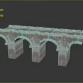 Medieval Stone Arch Bridge Structure With Multiple Arches Stone Piers And Masonry Details