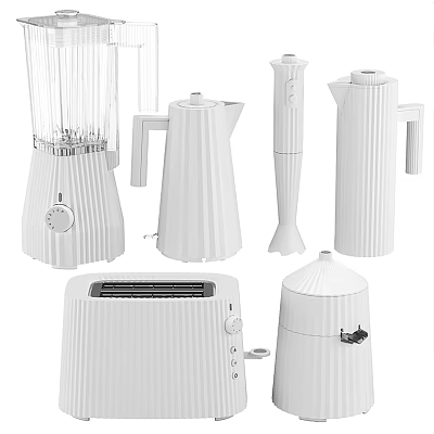 Modern Kitchen Appliances Blender Bread Machine Kettle 3d model