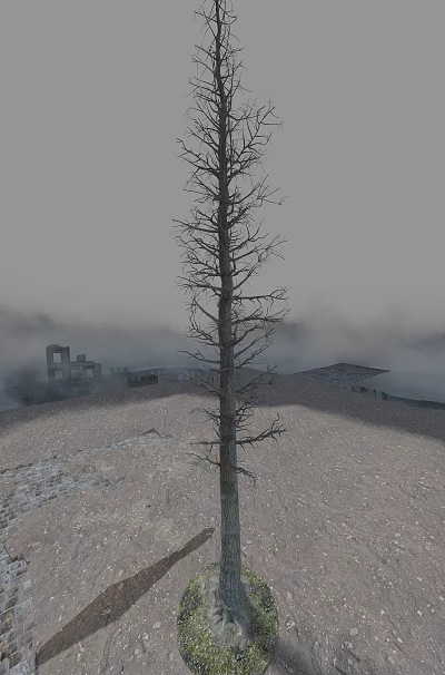 Modern Tree Dead Tree 3d model
