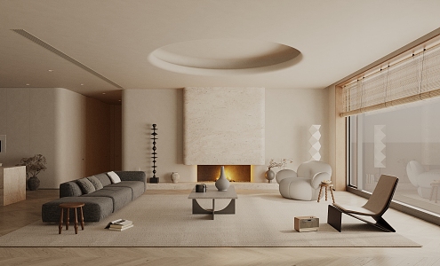 The Silent Living Room 3d model