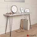 Minimalist Modern Home Living Essentials With Round Clock Photo Frames Decorative Branches And Shopping Bags