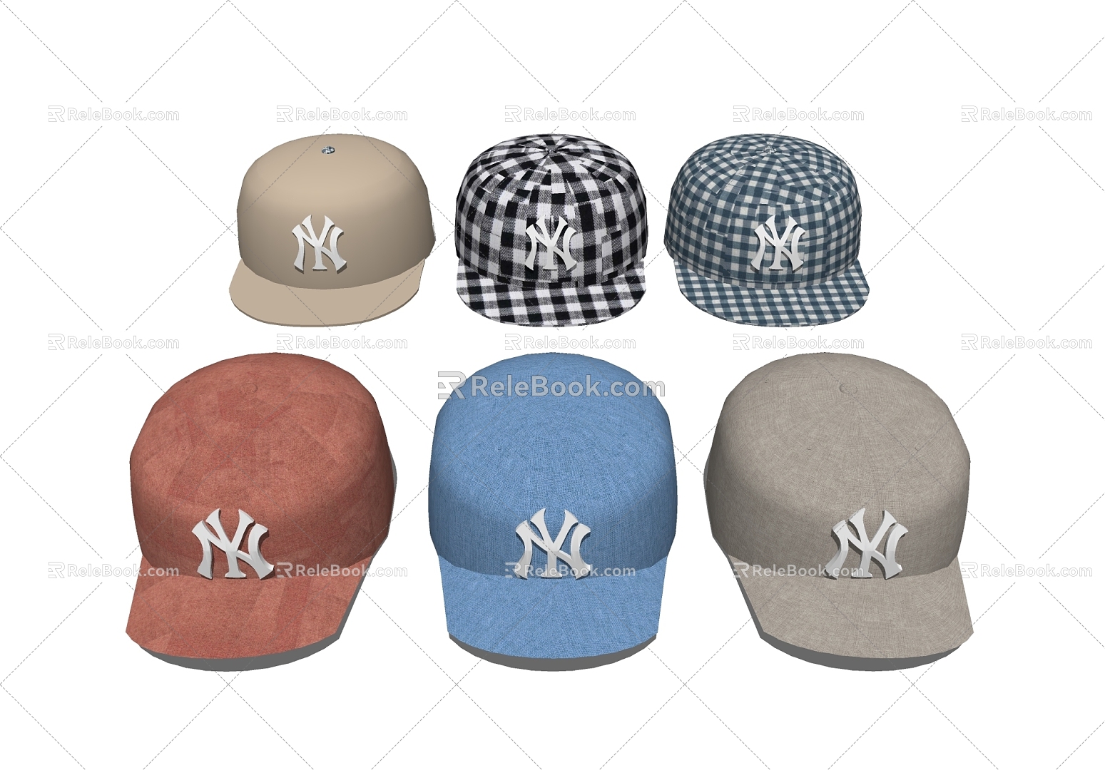 MLB Baseball Cap 3d model