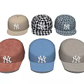 Stylish NY Logo Hats In Various Colors And Checkered Patterns For Trendy Fashion
