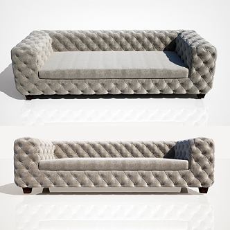 Double sofa 3d model