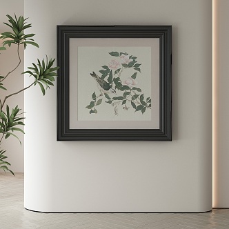 New Chinese Decorative Painting 3d model