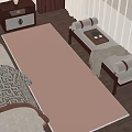 Cozy Brown Square Rug In Living Room With Sofa Bench Decorative Pillow And Wooden Floor
