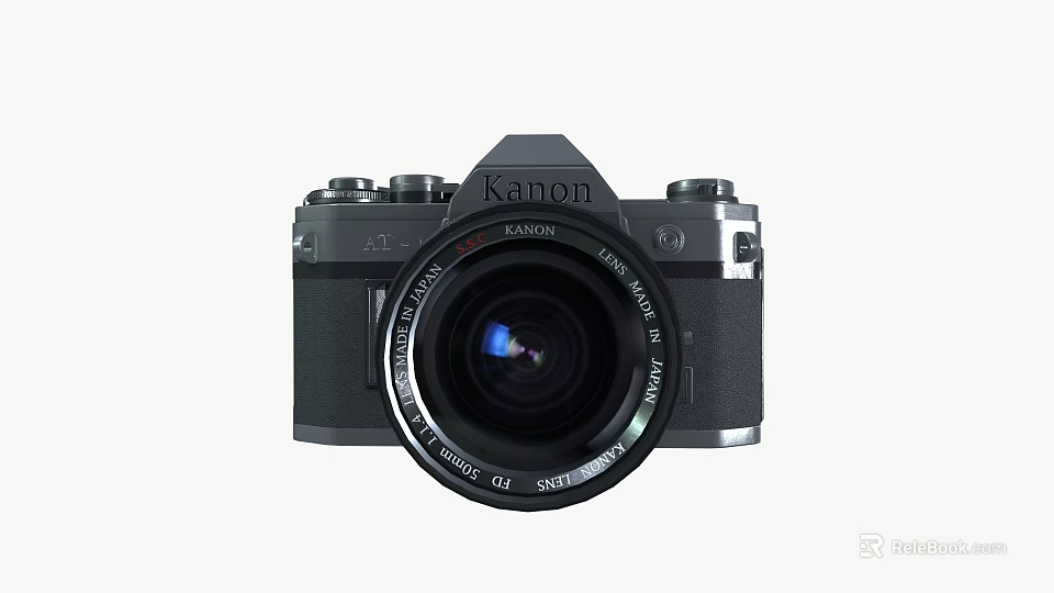 Kanon Digital Camera With SAMURAI 28mm F22 Lens And Sky Feature 3d model 