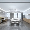 modern monitoring room 3d model