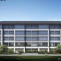 New Chinese-style Residential Building Multi-storey Residence 3d model