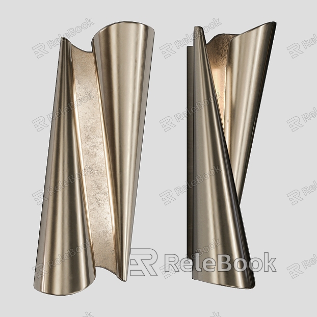 Metal Brass Wall Lamp model