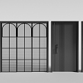 Password Door Entry Door Kitchen Door 3d model