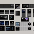 Switch modern smart panel 3d model
