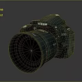 Nikon D3100 Digital Camera With Large Lens And Professional Body Design