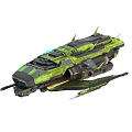 Futuristic Blue Fighter Jet With Sleek Aerodynamic Design Advanced Weapon Systems And Detailed Structure