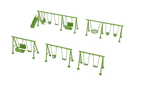 Modern Swing 3d model